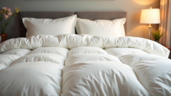 Dites adieu à l'insomnie avec une couette lourde